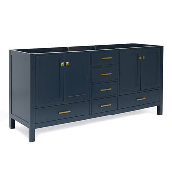 ARIEL Cambridge Collection 72'' Midnight Blue Angle Closed View