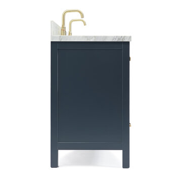 ARIEL Cambridge Collection 73'' Midnight Blue Rectangle Sinks Side View