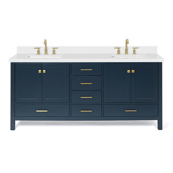 ARIEL Cambridge Collection 73'' Midnight Blue Front View
