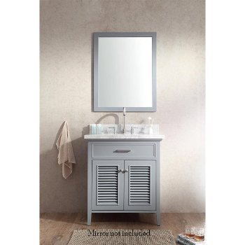 31" Vanity Grey w/ Oval Sink