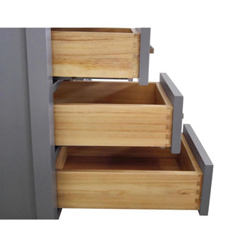 Drawers Side View - Right Offset