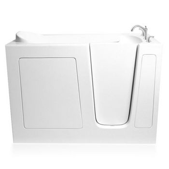 ARIEL EZWT Collection Dual Series Walk-In Tub, Right Side in White, 51" W x 26" D x 38" H