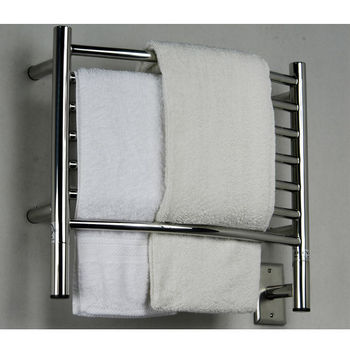 Amba Towel Warmers Jeeves Model H Curved, Polished Finish