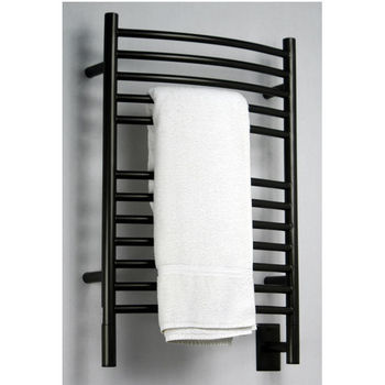 Amba Towel Warmers Jeeves Model E Curved, Oil Rubbed Bronze Finish