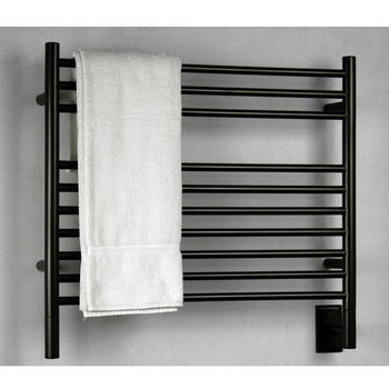 Amba Towel Warmers Jeeves Model K Straight, Oil Rubbed Bronze Finish