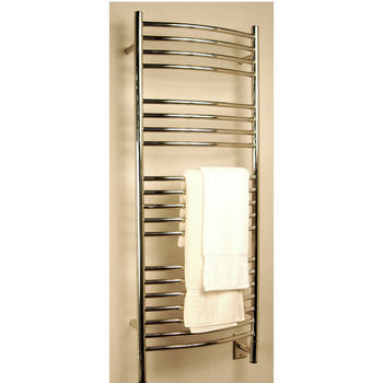 Amba Towel Warmers Jeeves Model D Curved, Polished Finish