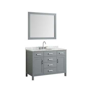 49" Grey Oval Sink Product View