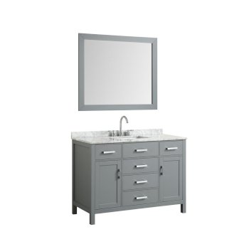 49" Grey Rectangle Sink Product View