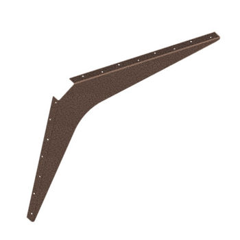Best Brackets Imported ADA Workstation Support Standard Steel Bracket 29" D x 35" H in Copper, Sold As Pair