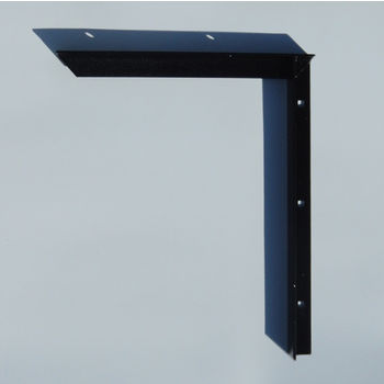 Best Brackets Imported Concealed Bracket (1.0 Version) with 9" Support Arm in Black, Sold As Pair