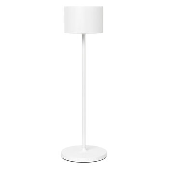 Blomus Farol Collection Mobile Rechargeable LED Lamp in White, Product View
