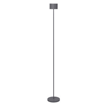 Blomus Farol Collection Mobile Rechargeable LED Floor Lamp in Warm Grey, Product View
