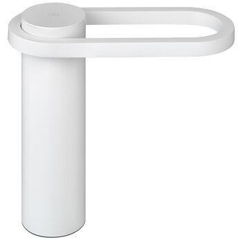Blomus Hoop Collection Mobile Rechargeable LED Lamp in White, Product View