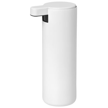 Blomus Modo Collection Freestanding 6 oz Soap Dispenser in White Titanium-Coated Steel, Product View