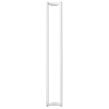 Blomus Modo Collection Wall Mounted Hand Towel Holder in White Titanium-Coated Steel, Product View