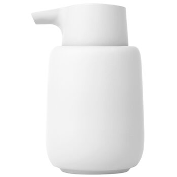 Blomus Sono Collection Soap Dispenser in White, 8.5 oz Capacity, Product View