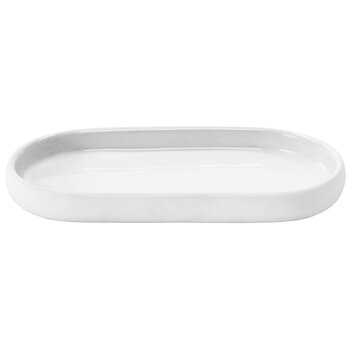 Blomus Sono Collection Oval Tray in White, Product View