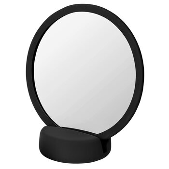 Blomus Sono Collection Vanity Mirror with 5x Magnification  and Holder in Black, Product View