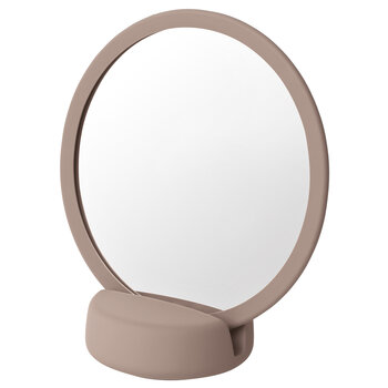 Blomus Sono Collection Vanity Mirror with 5x Magnification and Holder in Misty Rose, Product View