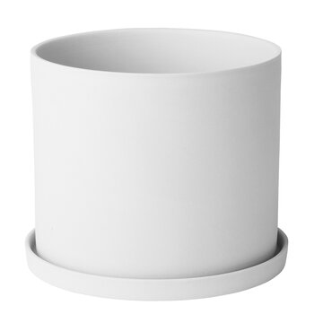 Blomus Nona Collection Porcelain Herb Pot in White, Product View