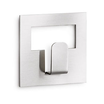 Blomus Vindo Collection Towel Hook in Stainless Steel, 2-3/8'' W x 2-3/8'' D x 7/16'' H