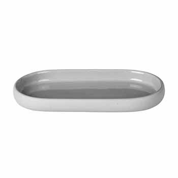 Blomus Sono Collection Oval Tray, Microchip, 3-7/8''W x 7-1/2''D