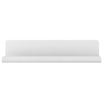 Blomus Modo Collection Stainless Steel Wall Mounted Shower Shelf in White, Product View
