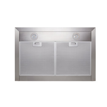 Broan BW50 Series 30'' Convertible European Style Wall Mounted Chimney Range Hood, 380 Max Blower CFM, 1.5 Sones, Stainless Steel, LED Light, Bottom Filter View