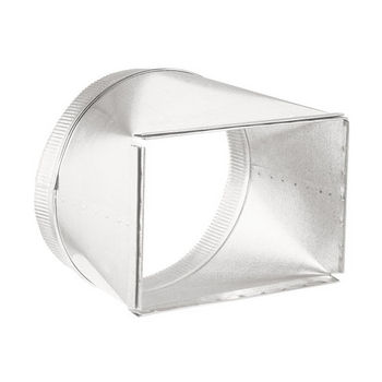 Broan Duct Transition, 8" x 12" to 12" Round, for 900 & 1500 CFM models