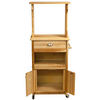 Hutch Top Cart with Open Storage