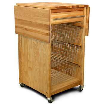 Catskill Kitchen Cart With Drop Leaves