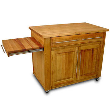 Catskill Kitchen Island with Pull-Out Leaves