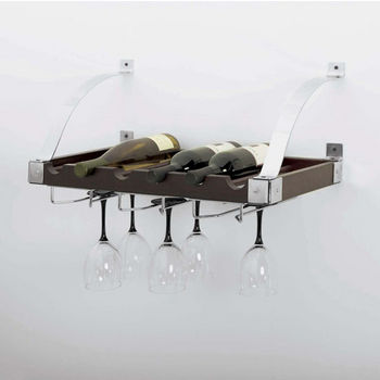 Ch Wr 49526 Interchangeable Wall Ceiling Wine Rack In Espresso