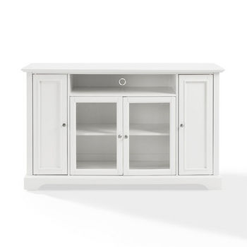 Crosley Furniture Campbell 60" TV Stand, White Finish