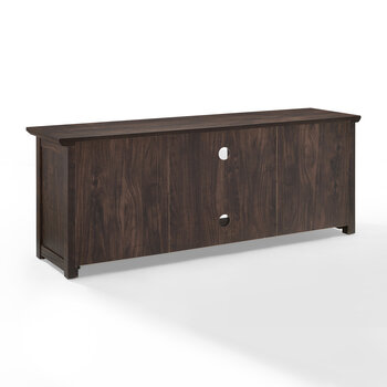 Crosley Furniture  Camden 58'' Low Profile Tv Stand In Dark Walnut, 58'' W x 15-3/4'' D x 22'' H