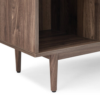 Crosley Furniture  Liam 6 Cube Bookcase In Walnut, 42-1/4'' W x 15-3/4'' D x 35-7/8'' H