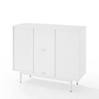 Crosley Furniture  Liam 6 Cube Bookcase In White, 42-1/4'' W x 15-3/4'' D x 35-7/8'' H