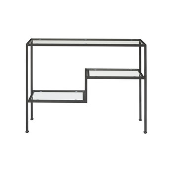 Crosley Furniture  Sloane Console Table In Matte Black, 43-3/8'' W x 12-3/8'' D x 32'' H