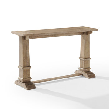 Crosley Furniture  Joanna Console Table In Rustic Brown, 50'' W x 15'' D x 30-1/4'' H