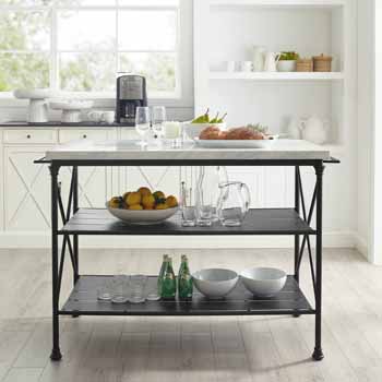 Crosley Roots Rack Industrial Kitchen Cart