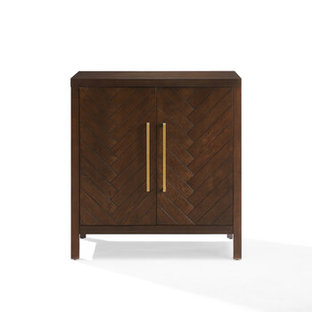 Crosley Furniture  Darcy Accent Cabinet In Dark Brown, 30-1/4'' W x 14-1/2'' D x 32-1/4'' H