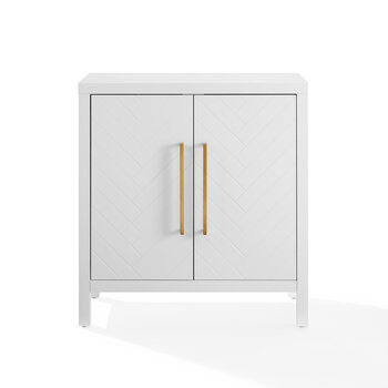 Crosley Furniture  Darcy Accent Cabinet In White, 30-1/4'' W x 14-1/2'' D x 32-1/4'' H
