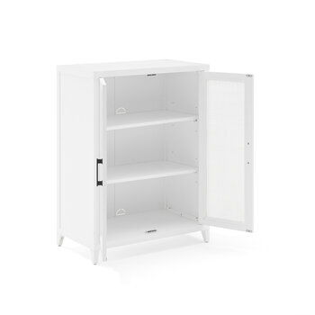 Crosley Furniture  Milo Stackable Storage Pantry In White, 28'' W x 15-3/4'' D x 37-3/4'' H