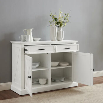 Distressed White - Sideboard