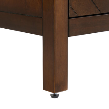 Crosley Furniture  Darcy Sideboard In Dark Brown, 58'' W x 14-1/2'' D x 32-1/4'' H
