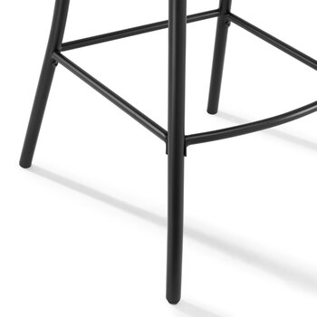 Crosley Furniture  Camille 2Pc Counter Stool Set- 2 Stools In Matte Black, 19-1/4'' W x 19-1/4'' D x 40-1/4'' H