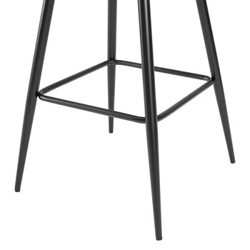 Crosley Furniture  Weston 2Pc Bar Stool Set - 2 Stools In Distressed Black, 19'' W x 19'' D x 39'' H