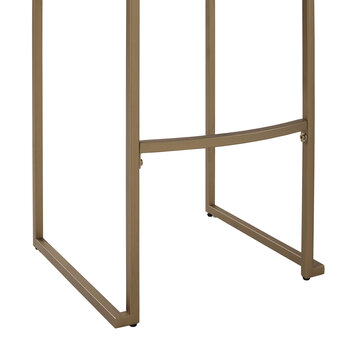 Crosley Furniture  Harlowe 2Pc Bar Stool Set - 2 Stools In Creme, 17-1/2'' W x 19'' D x 34-1/4'' H