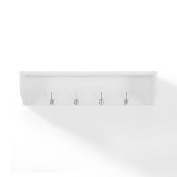 Crosley Furniture  Harper Entryway Shelf In White, 33'' W x 8'' D x 8'' H