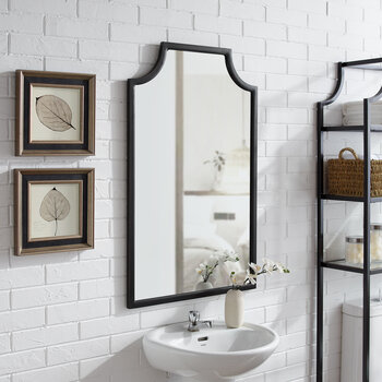 Crosley Furniture  Aimee Bath Mirror In Oil Rubbed Bronze, 24'' W x 1'' D x 38'' H